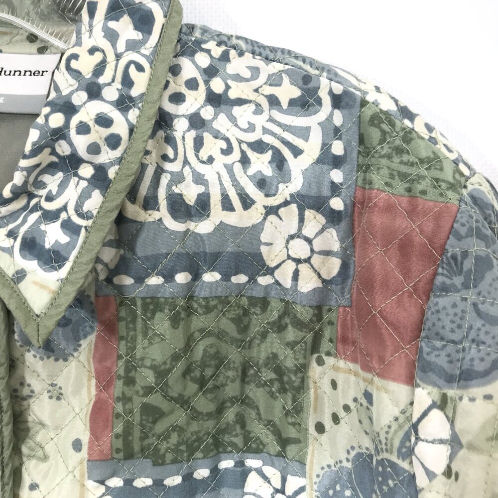 100% Silk Jacket Patchwork Quilted Lightweight Sp… - image 5